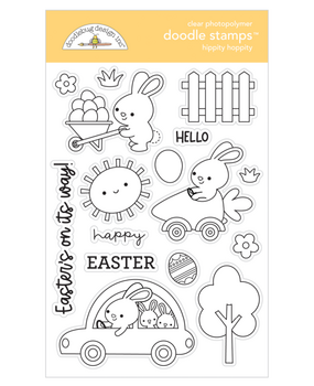 Doodlebug Design Hippity Hoppity Doodle Stamps (7178) (OUTLET)