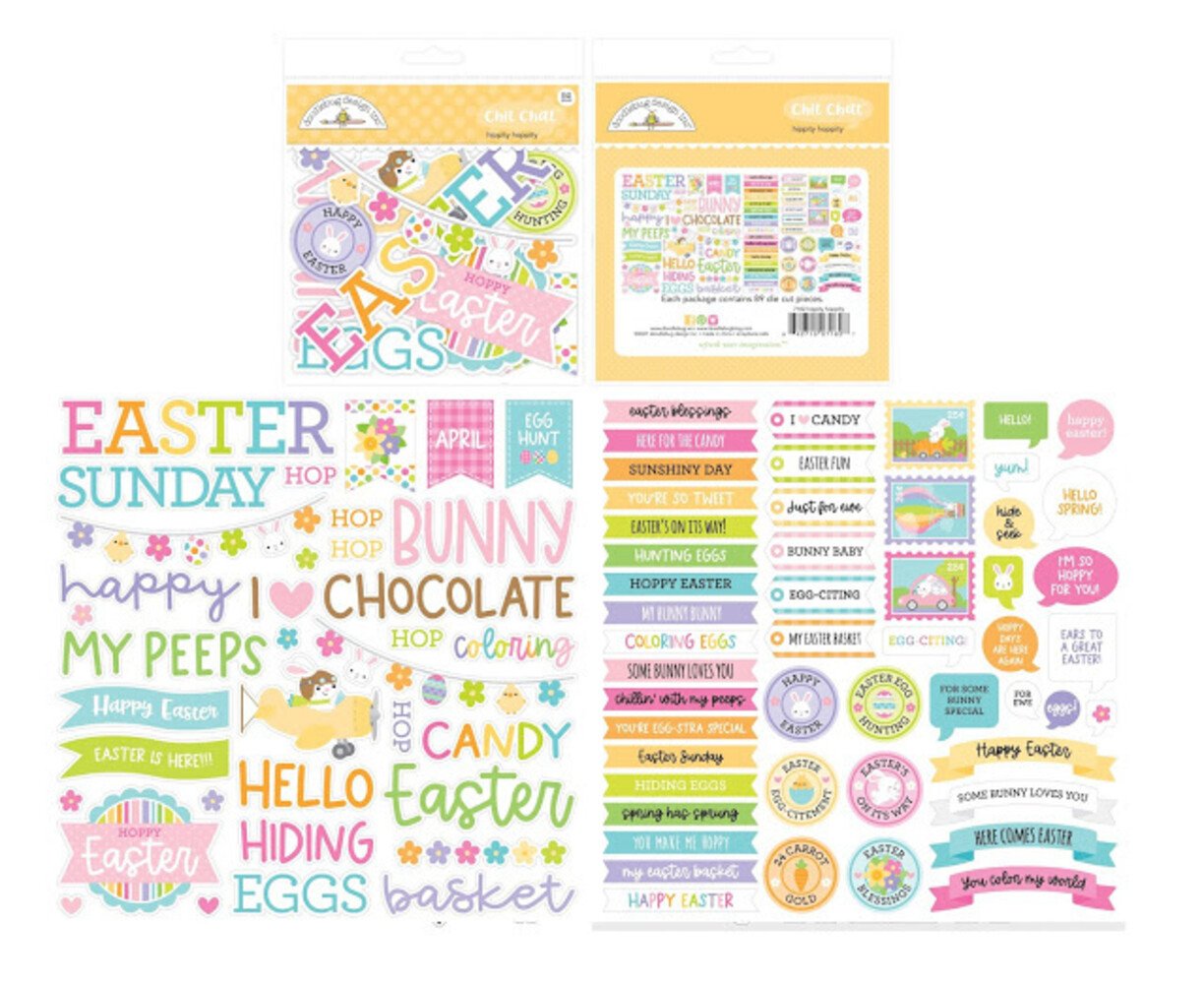 Doodlebug Design Hippity Hoppity Chit Chat (7182) (OUTLET) Doodlebug Design Hippity Hoppity Chit Chat (7182) (OUTLET)