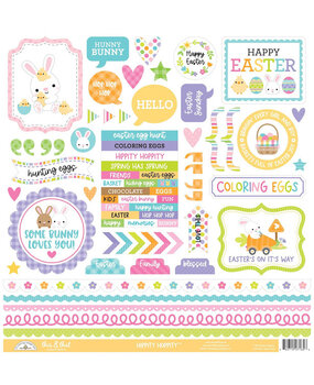 Doodlebug Design Hippity Hoppity This & That Stickers (7185) (OUTLET)