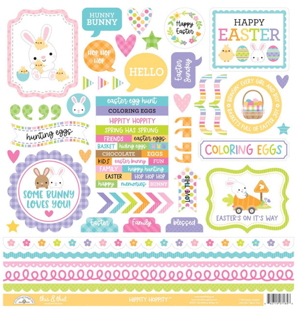 Doodlebug Design Hippity Hoppity 12x12 Inch Paper Pack (7193) (OUTLET) Doodlebug Design Hippity Hoppity 12x12 Inch Paper Pack (7193) (OUTLET)