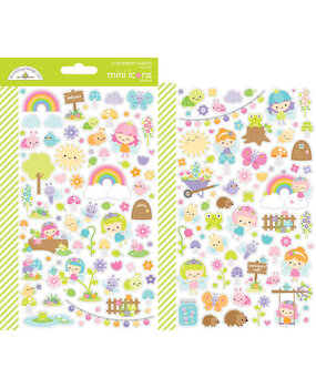 Doodlebug Design Fairy Garden Mini Icons Sticker (7210) (OUTLET)