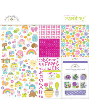 Doodlebug Design Fairy Garden12x12 Inch Essentials Kit (7235) (OUTLET)