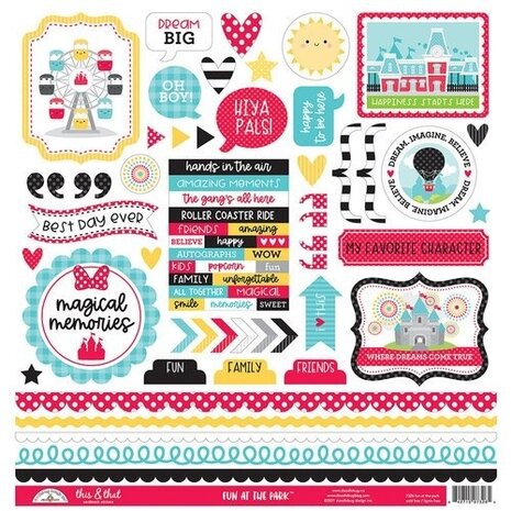 Doodlebug Design Fun at the Park This & That 12x12 Inch Stickers (7326) (OUTLET) Doodlebug Design Fun at the Park This & That 12x12 Inch Stickers (7326) (OUTLET)