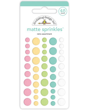 Doodlebug Design Retro Assortment Matte Sprinkles (7347) (OUTLET)