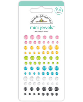 Doodlebug Design Retro Assortment Mini Jewels (7352) (OUTLET)
