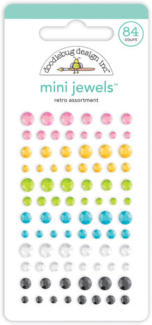 Doodlebug Design Retro Assortment Mini Jewels (7352) (OUTLET)