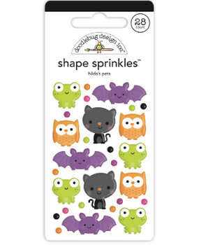 Doodlebug Design Hilda's Pets Shape Sprinkles (7409) (OUTLET)