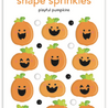 Doodlebug Design Playful Pumpkins Shape Sprinkles (7411) (OUTLET)