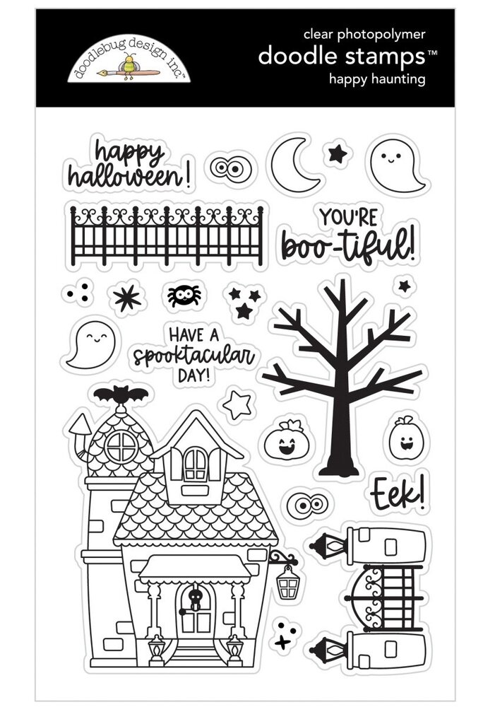 Doodlebug Design Happy Haunting Doodle Stamps (7421) (OUTLET)