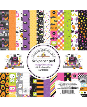 Doodlebug Design Happy Haunting 6x6 Inch Paper Pad (7443) (OUTLET)