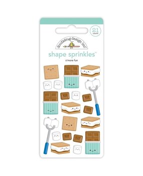 Doodlebug Design S'more Fun Shape Sprinkles (7456) (OUTLET)