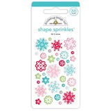 Doodlebug Design Let It Snow Shape Sprinkles (7504) (OUTLET)