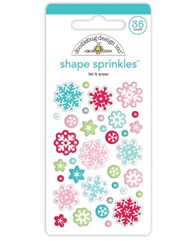 Doodlebug Design Let It Snow Shape Sprinkles (7504) (OUTLET)