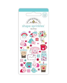 Doodlebug Design Lots of Love Shape Sprinkles (7549) (OUTLET)