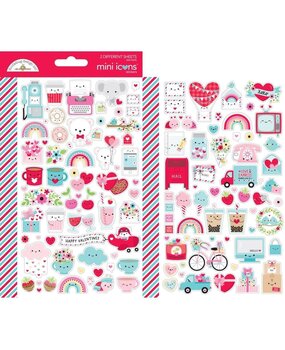 Doodlebug Design Lots of Love Mini Icons Sticker (7561) (OUTLET)