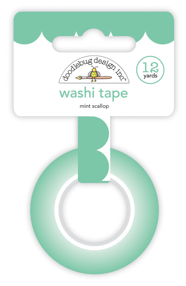 Doodlebug Design Mint Scallop Washi Tape (7700) (OUTLET) Doodlebug Design Mint Scallop Washi Tape (7700) (OUTLET)