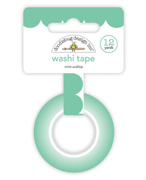 Doodlebug Design Mint Scallop Washi Tape (7700) (OUTLET)