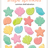 Doodlebug Design Summer Shell-ebration Shape Sprinkles (7747) (OUTLET)