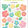 Doodlebug Design Tropical Garden Shape Sprinkles (7748) (OUTLET)
