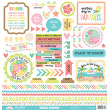 Doodlebug Design Seaside Summer This & That Stickers (7770) (OUTLET)