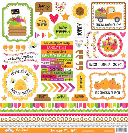 Doodlebug Design Farmers Market This & That Stickers (7822) (OUTLET) Doodlebug Design Farmers Market This & That Stickers (7822) (OUTLET)