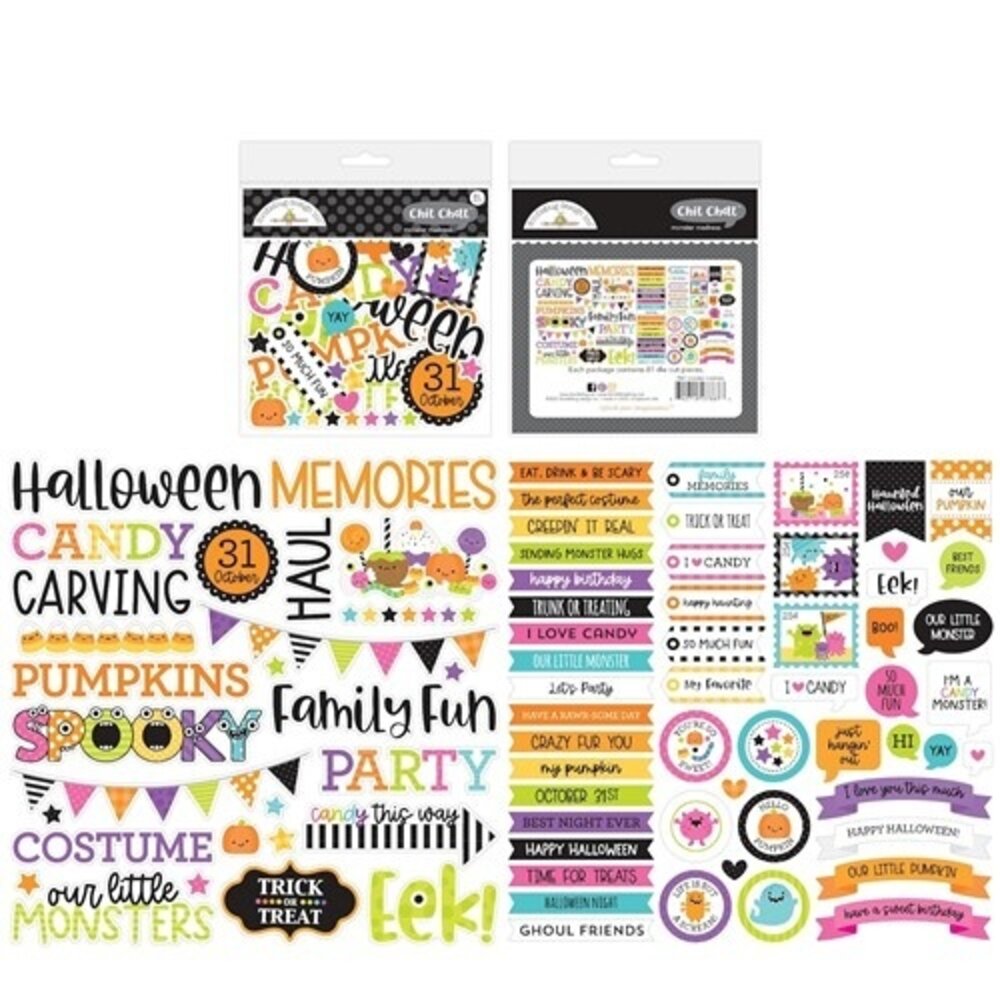 Doodlebug Design Monster Madness Chit Chat (7867) (OUTLET)