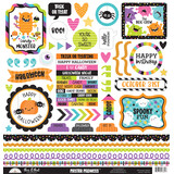 Doodlebug Design monster madness this & that stickers (7872) (OUTLET)
