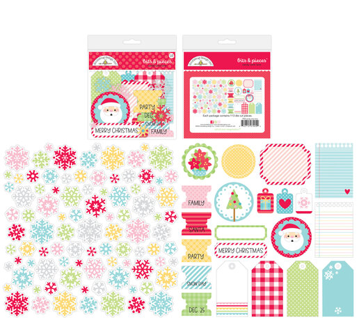 Doodlebug Design Candy Cane Lane Bits & Pieces (7925) (OUTLET)