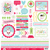 Doodlebug Design Candy Cane Lane This & That Stickers (7931) (OUTLET)