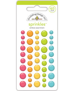 Doodlebug Design Rainbow Assortment Sprinkles (7955) (OUTLET)