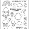 Doodlebug Design Gnome Sweet Gnome Doodle Stamps (7971) (OUTLET)