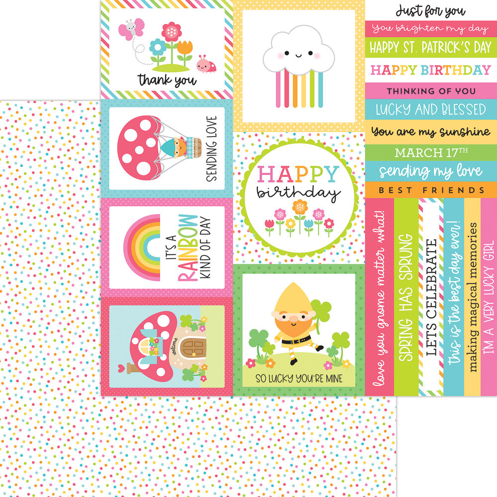 Doodlebug Design Over The Rainbow 12x12 Inch Paper Pack (7994) (OUTLET) Doodlebug Design Over The Rainbow 12x12 Inch Paper Pack (7994) (OUTLET)