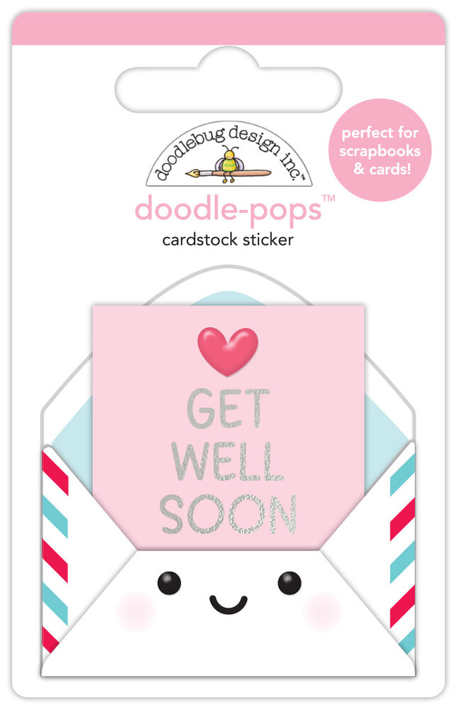 Doodlebug Design Get Well Soon Doodle-pops (8012) (OUTLET)