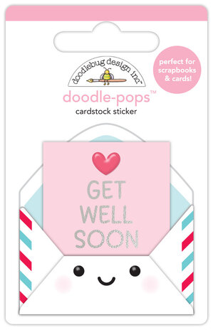 Doodlebug Design Get Well Soon Doodle-pops (8012) (OUTLET)
