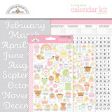 Doodlebug Design Baby Girl First Year Calendar Kit (8063) (OUTLET)