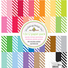 Doodlebug Design Candy Stripe-Sprinkles Rainbow 12x12 Inch Petite Prints Pack (8118) (OUTLET)
