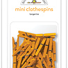 Doodlebug Design Tangerine Mini Clothespins (24pcs) (8136) (OUTLET)