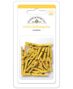 Doodlebug Design Bumblebee Mini Clothespins (24pcs) (8137) (OUTLET)