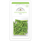Doodlebug Design Limeade Mini Clothespins (24pcs) (8138) (OUTLET)