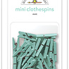 Doodlebug Design Mint Mini Clothespins (24pcs) (8139) (OUTLET)