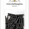Doodlebug Design Beetle Black Mini Clothespins (24pcs) (8145) (OUTLET)