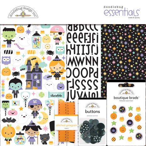 Doodlebug Design Sweet & Spooky Essentials Kit (8281) (OUTLET)