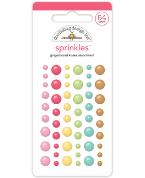 Doodlebug Design Gingerbread Kisses Assortment Sprinkles (8285) (OUTLET)