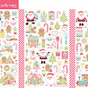 Doodlebug Design Gingerbread Kisses Mini Icons Stickers (8298) (OUTLET)