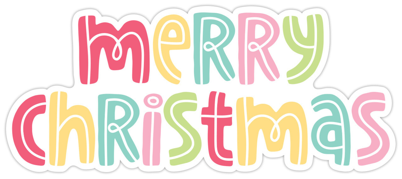 Doodlebug Design Merry Christmas Sticker Doodle (8305) (OUTLET)