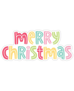 Doodlebug Design Merry Christmas Sticker Doodle (8305) (OUTLET)