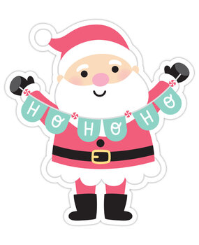 Doodlebug Design Santa Sticker Doodle (8306) (OUTLET)
