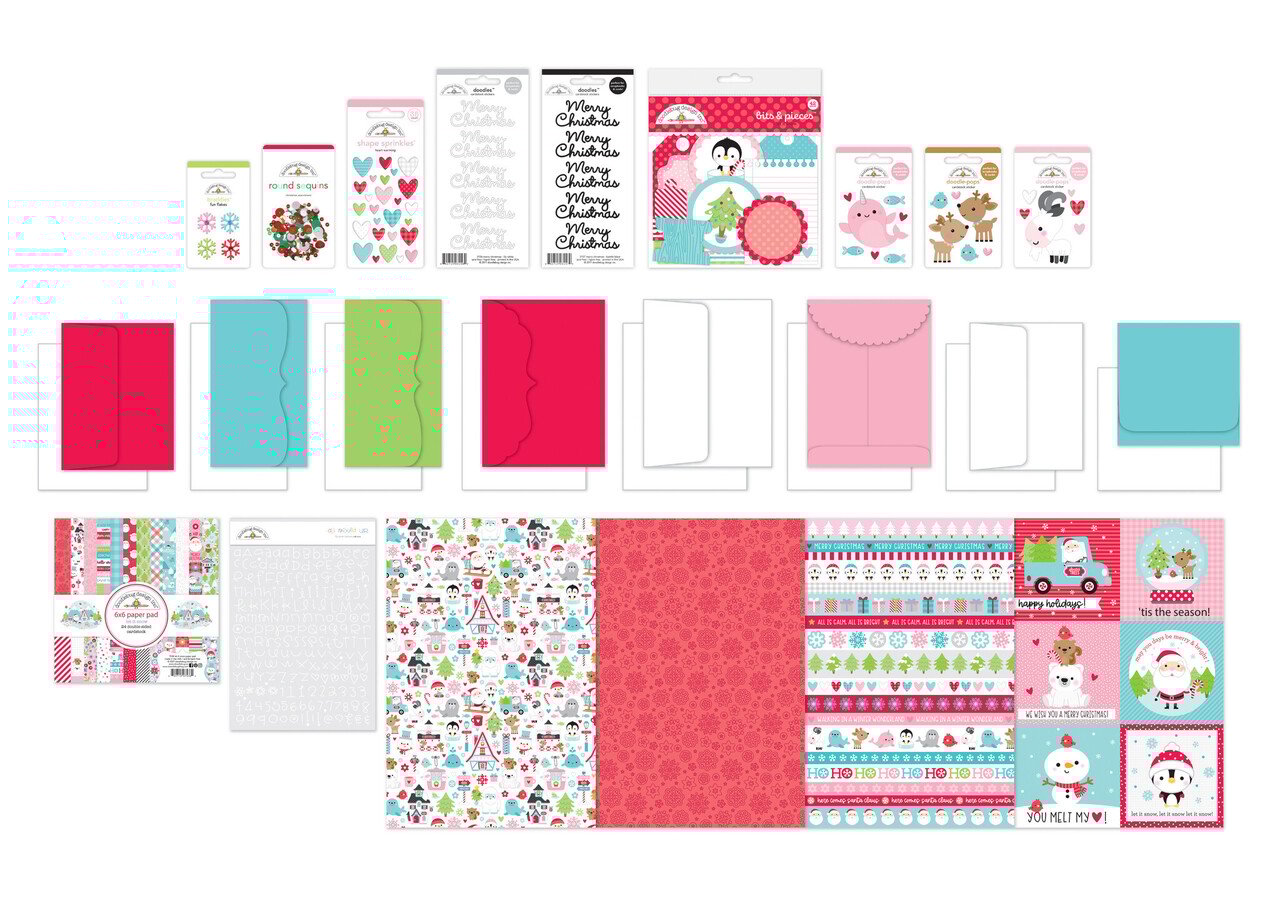 Doodlebug Design Let It Snow Card Value Bundle (8315) (OUTLET)