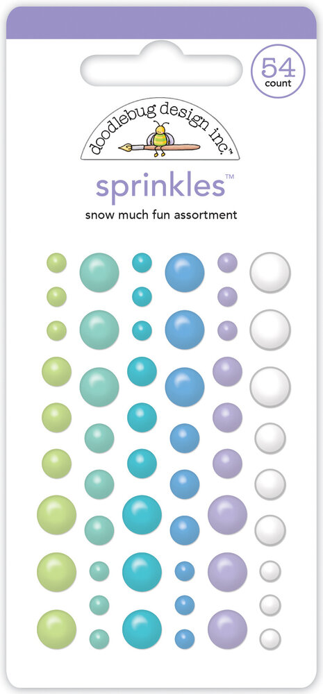 Doodlebug Design Snow Much Fun Assortment Sprinkles (8344) (OUTLET)