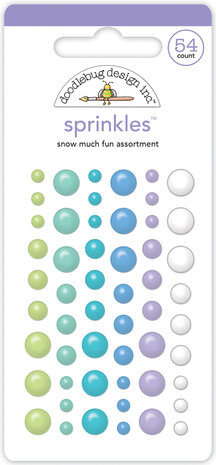 Doodlebug Design Snow Much Fun Assortment Sprinkles (8344) (OUTLET)